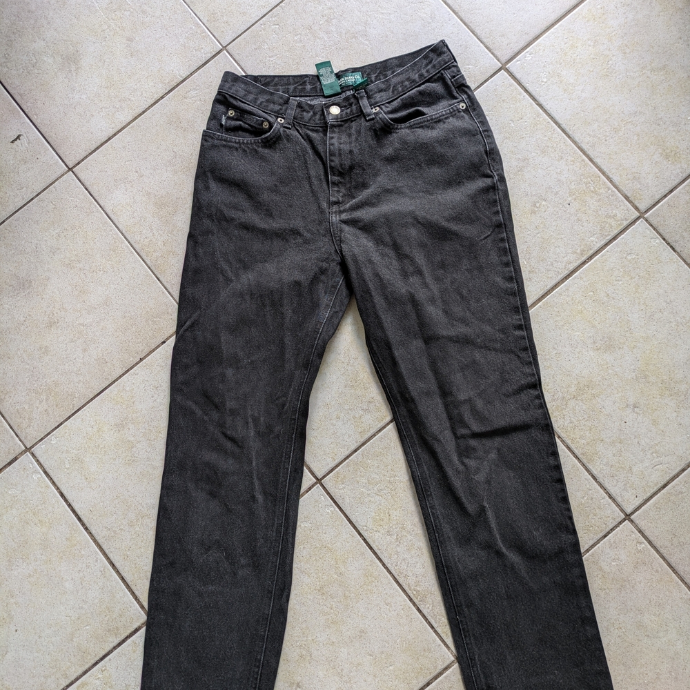 Lauren Jeans Co. Gray Denim Pants